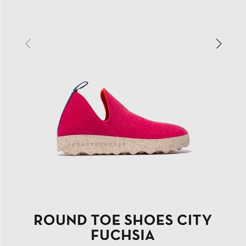 Asportuguesas round toe city shoes fuschia